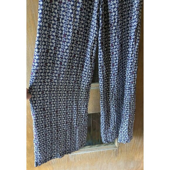 Anthropologie Hei Hei Pants Wide Leg Festival Hippie Boho Womens Blue Sz XXSP - Picture 2 of 16